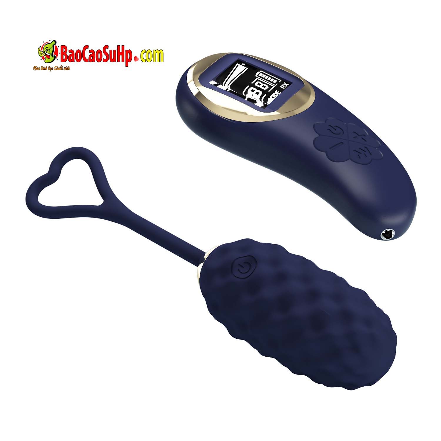 trung rung Silicone Baile Prettylove Blue Vivlan 8 - Trứng rung điều khiển từ xa Silicone Baile Prettylove Blue Vivlan