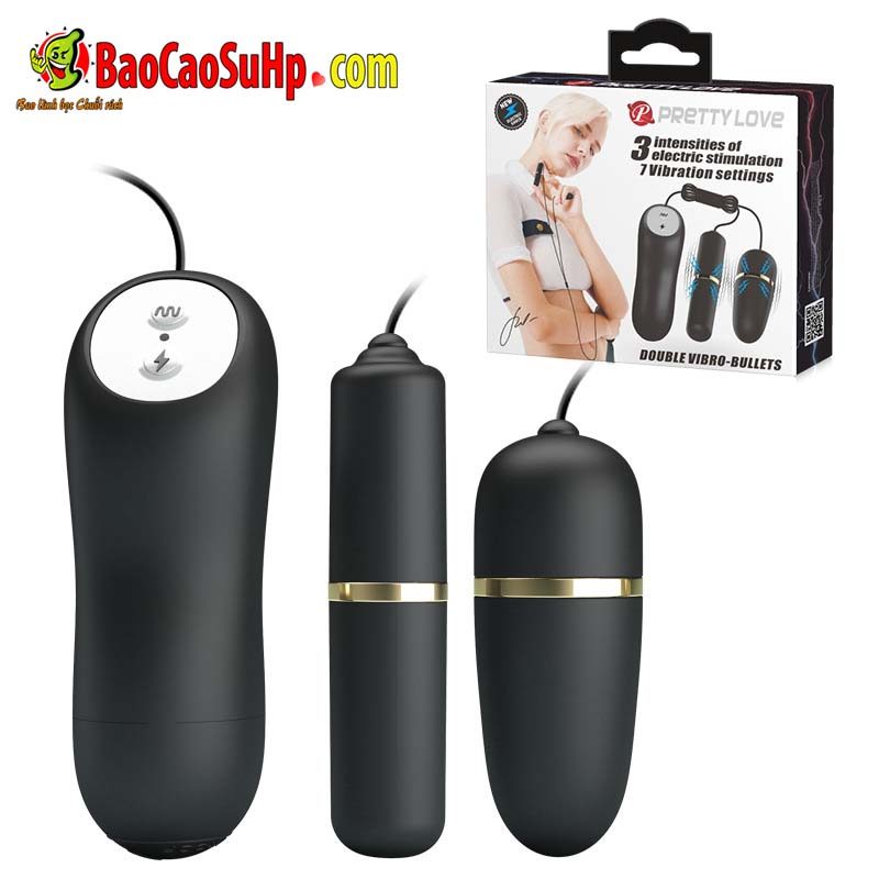 Bộ 2 Trứng Rung Điện 7 Chế Độ Kích Dục, Tăng Khoái Cảm Tình Yêu