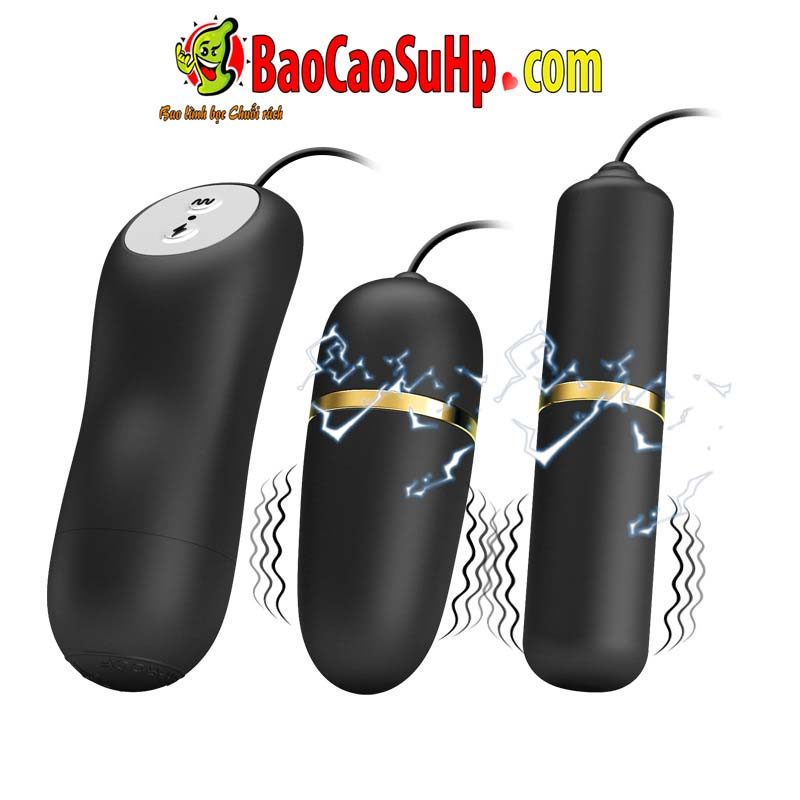 Bộ 2 Trứng Rung Điện 7 Chế Độ Kích Dục, Tăng Khoái Cảm Tình Yêu