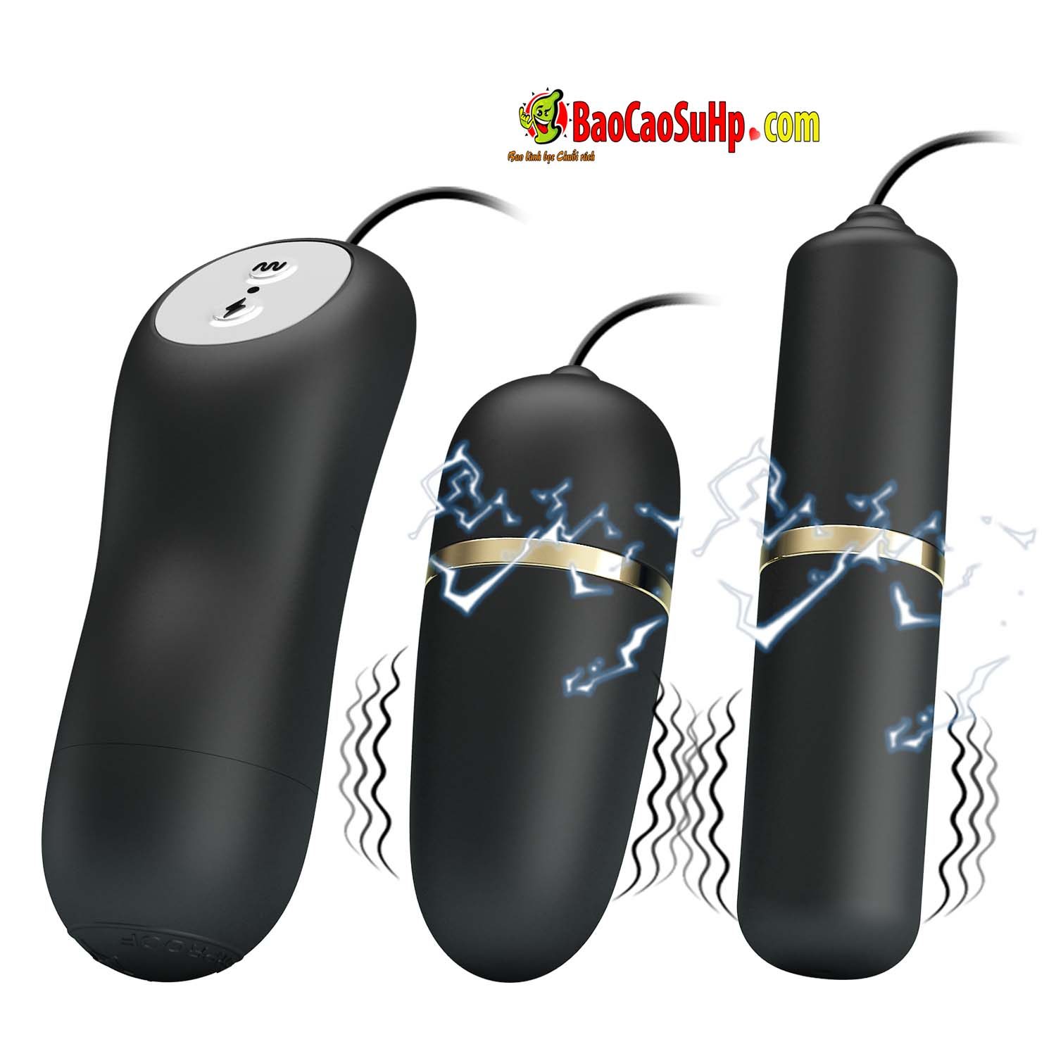 bo trung rung Electric Prettylove Simulation 5 - Bộ 2 trứng rung điện Electric Prettylove Simulation 7 chế độ rung.