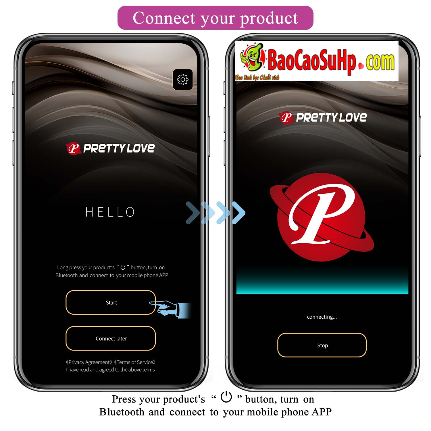 Trứng rung điều khiển App Prettylove Doreen sạc điện kích thích