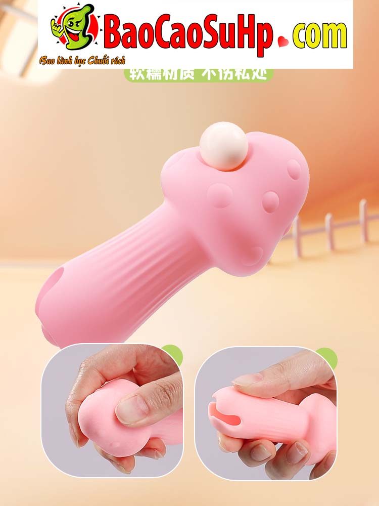 Trứng rung nấm Cute Pink Baby BOOM nhỏ gọn rung mạnh đa chức năng