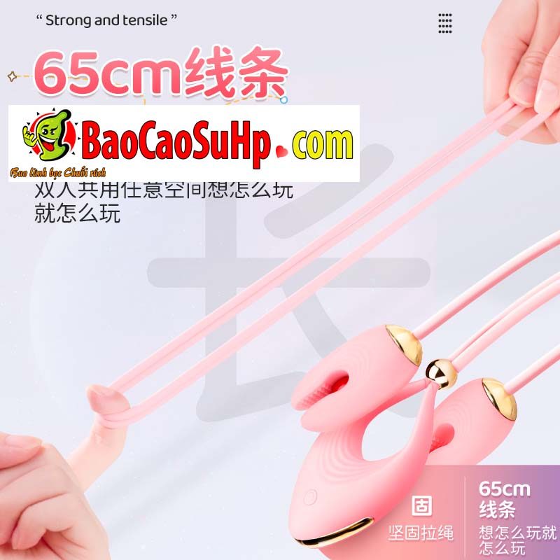 Vòng đeo dương vật kẹp ti trứng rung Mizzzee Liv kích thích cực đỉnh