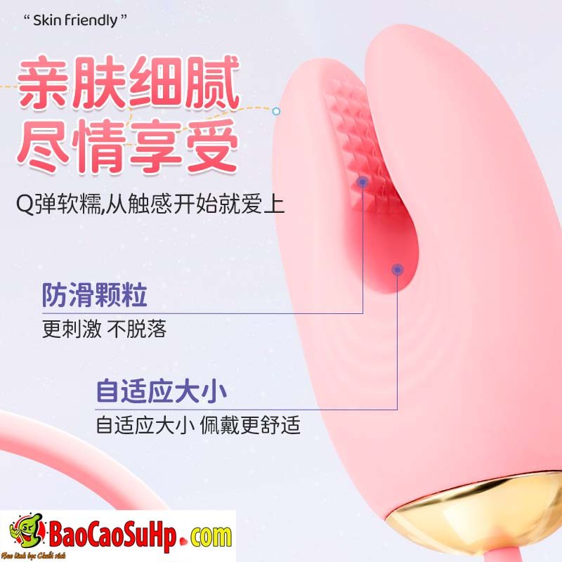 Vòng đeo dương vật kẹp ti trứng rung Mizzzee Liv kích thích cực đỉnh