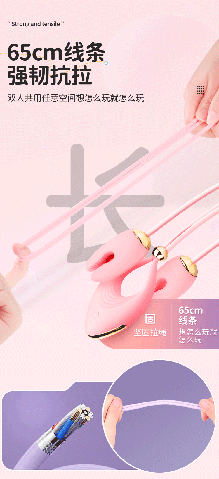 Vòng đeo dương vật Mizzzee Liv kẹp ti trứng rung mạnh, kích thích cực đỉnh