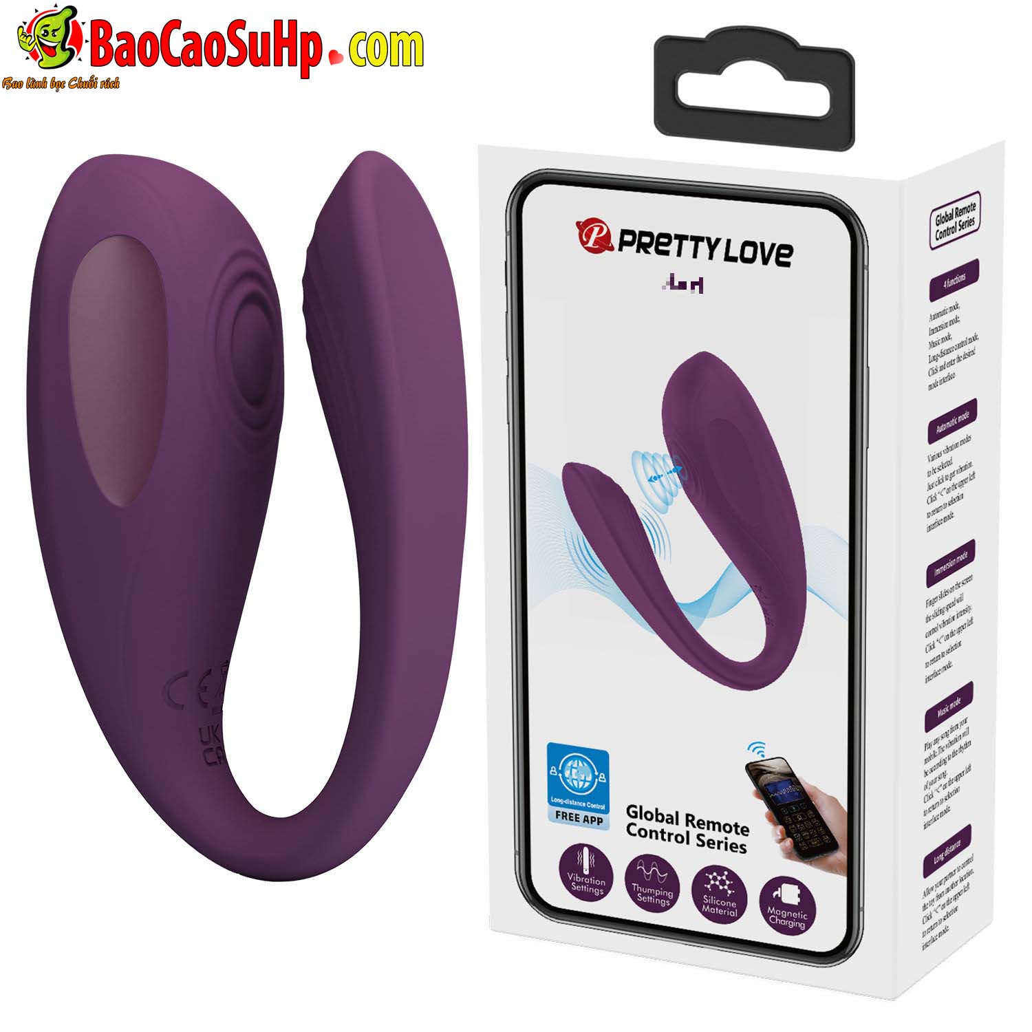 Trứng rung quần lót APP Prettylove BI-300076HP đỉnh cao cảm xúc