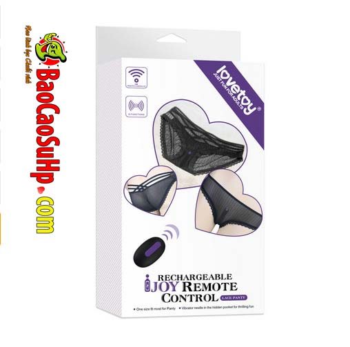 Trứng rung Lovetoy IJOY điều khiển 10m sạc pin quần lót ren