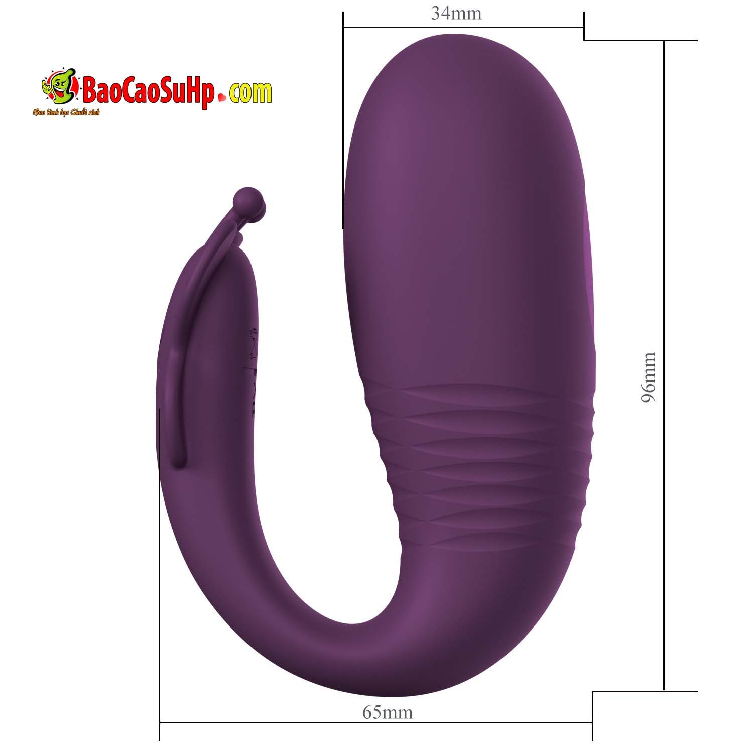 trung rung APP Prettylove Klay 300093HP 9 - Trứng rung quần lót khiển APP thụt lên xuống Prettylove Klay 300093HP