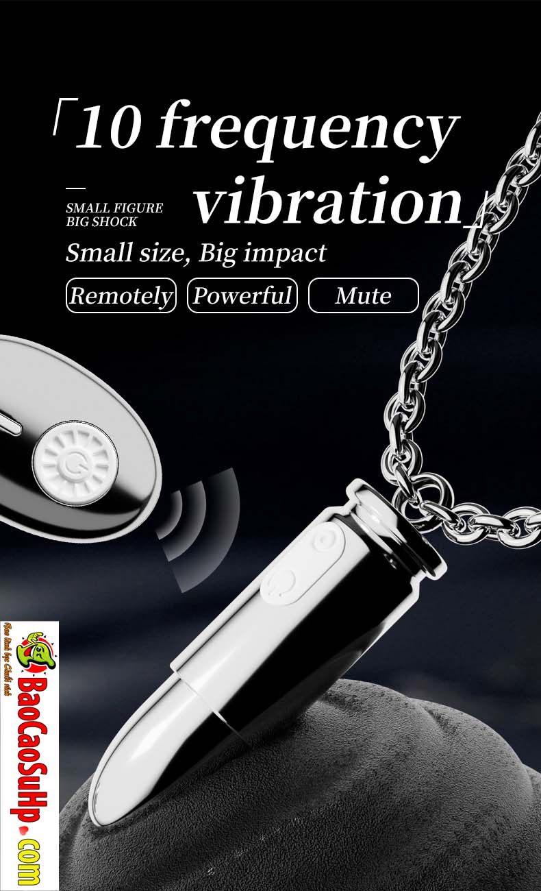 Trứng rung viên đạn inox COC SWAVE 10 chế độ rung mạnh mẽ Trứng rung viên đạn inox COC SWAVE 10 chế độ rung mạnh mẽ
