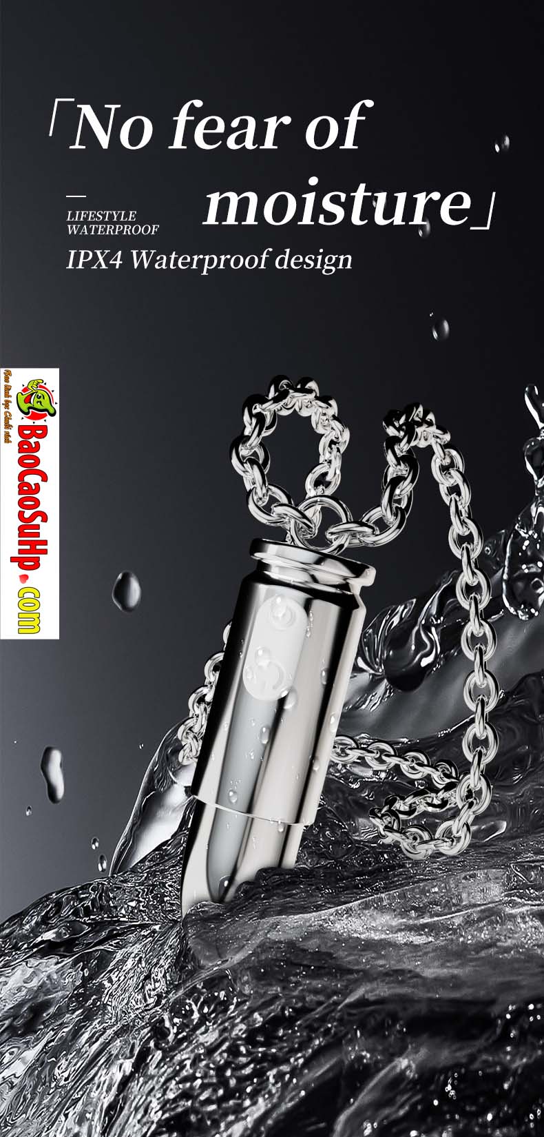 Trứng rung viên đạn inox COC SWAVE 10 chế độ rung mạnh mẽ Trứng rung viên đạn inox COC SWAVE 10 chế độ rung mạnh mẽ