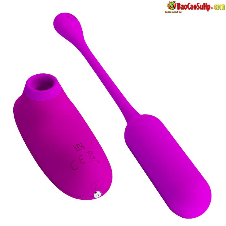 Bộ trứng rung đôi Prettylove Curupira cao cấp hút thổi kích thích