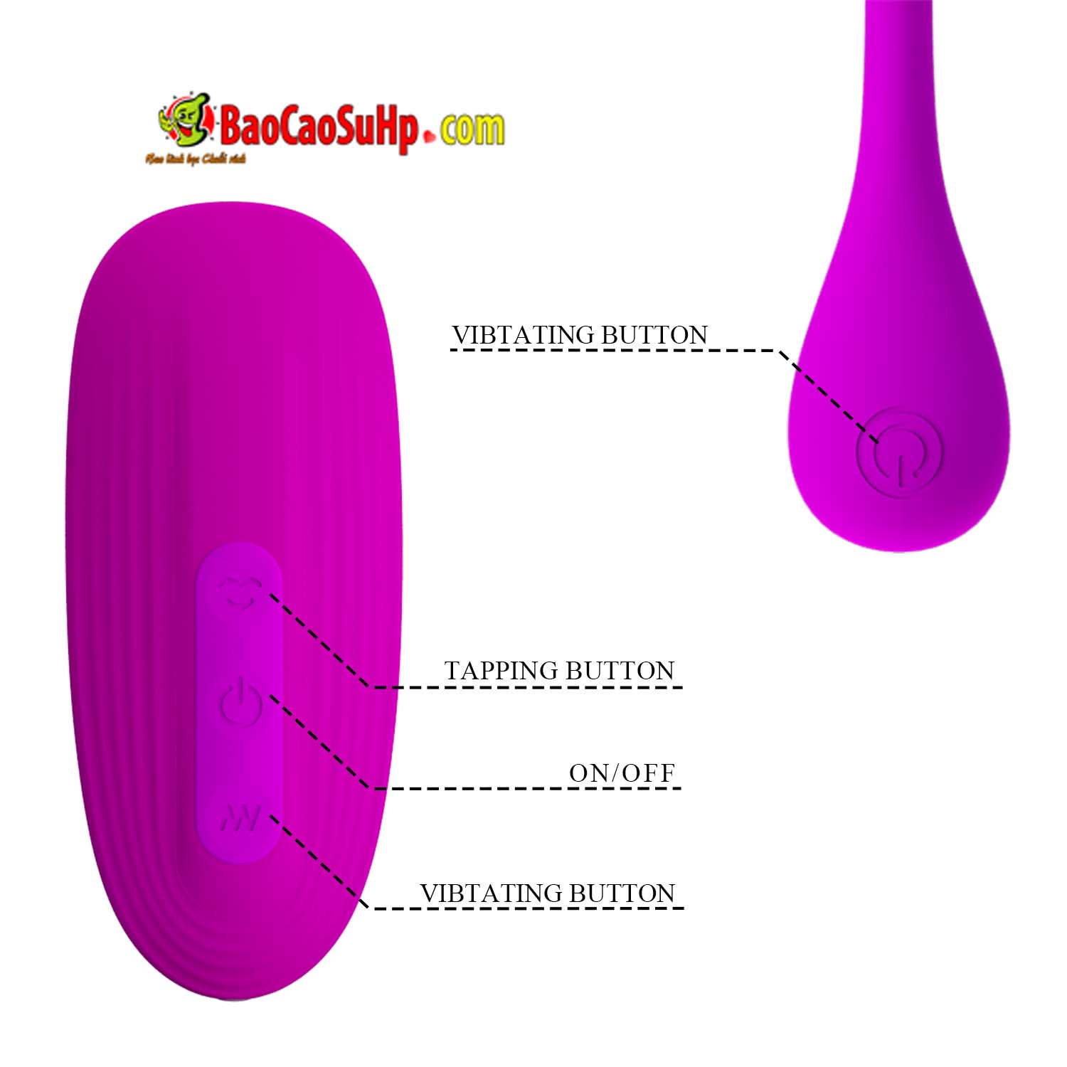Bộ trứng rung hút thổi điều khiển từ xa silicon sạc sướng