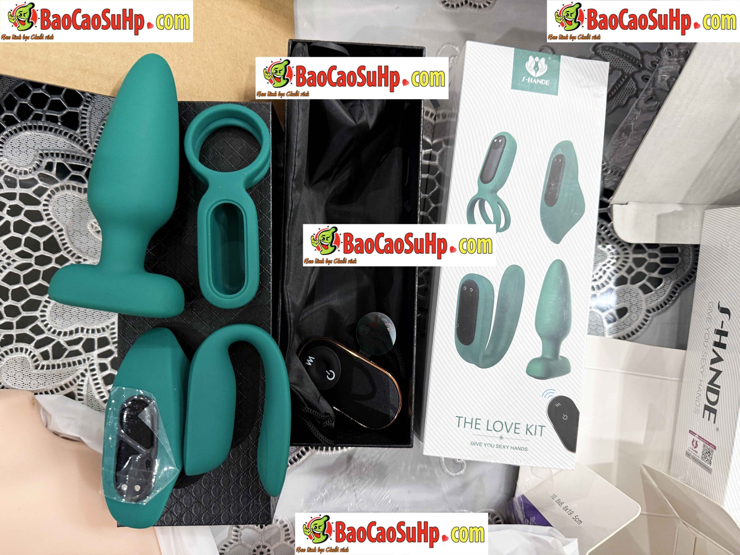 Bộ trứng rung hậu môn, vòng đeo dương vật Shande S429, kích thích