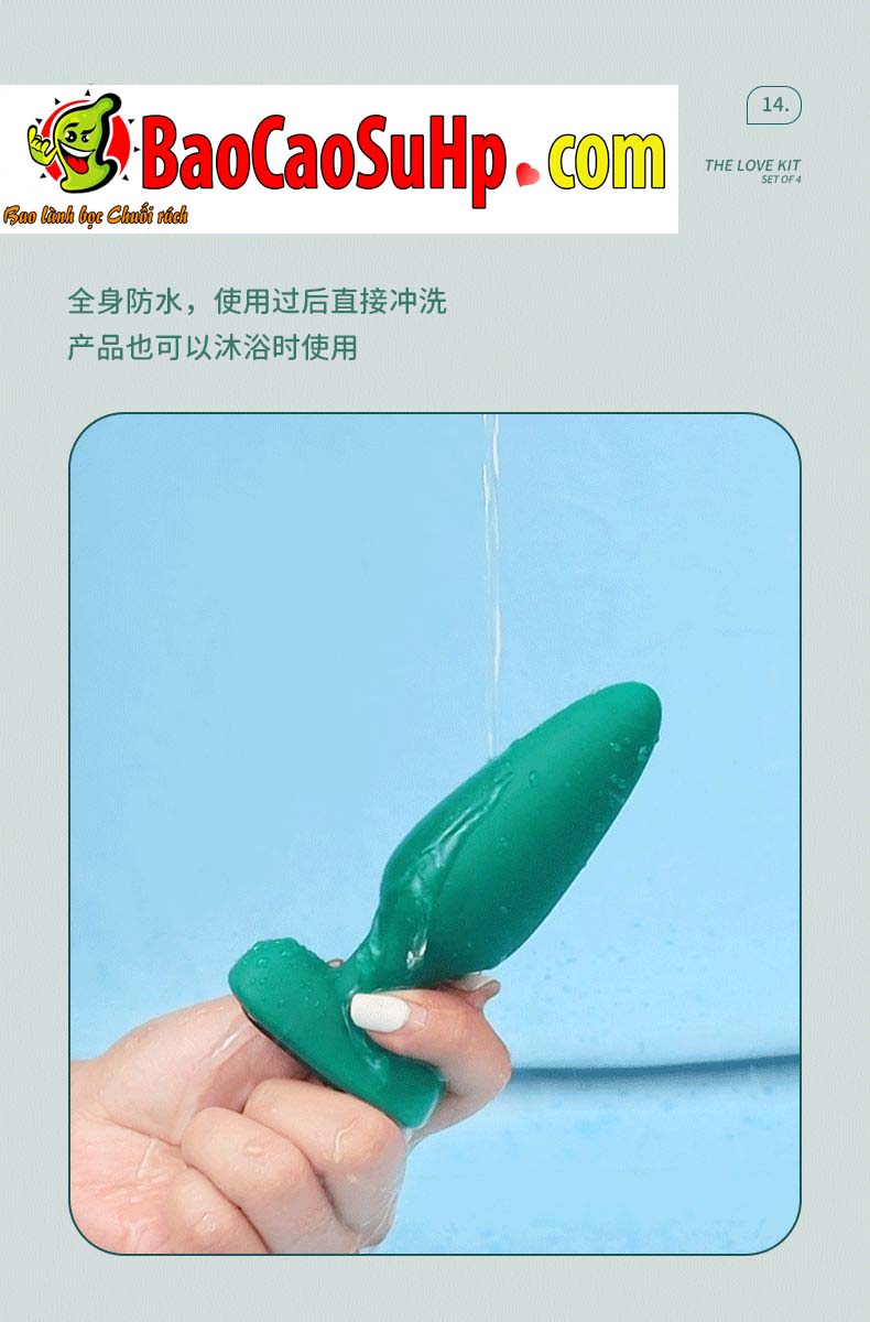 Bộ trứng rung hậu môn, vòng đeo dương vật Shande S429, kích thích