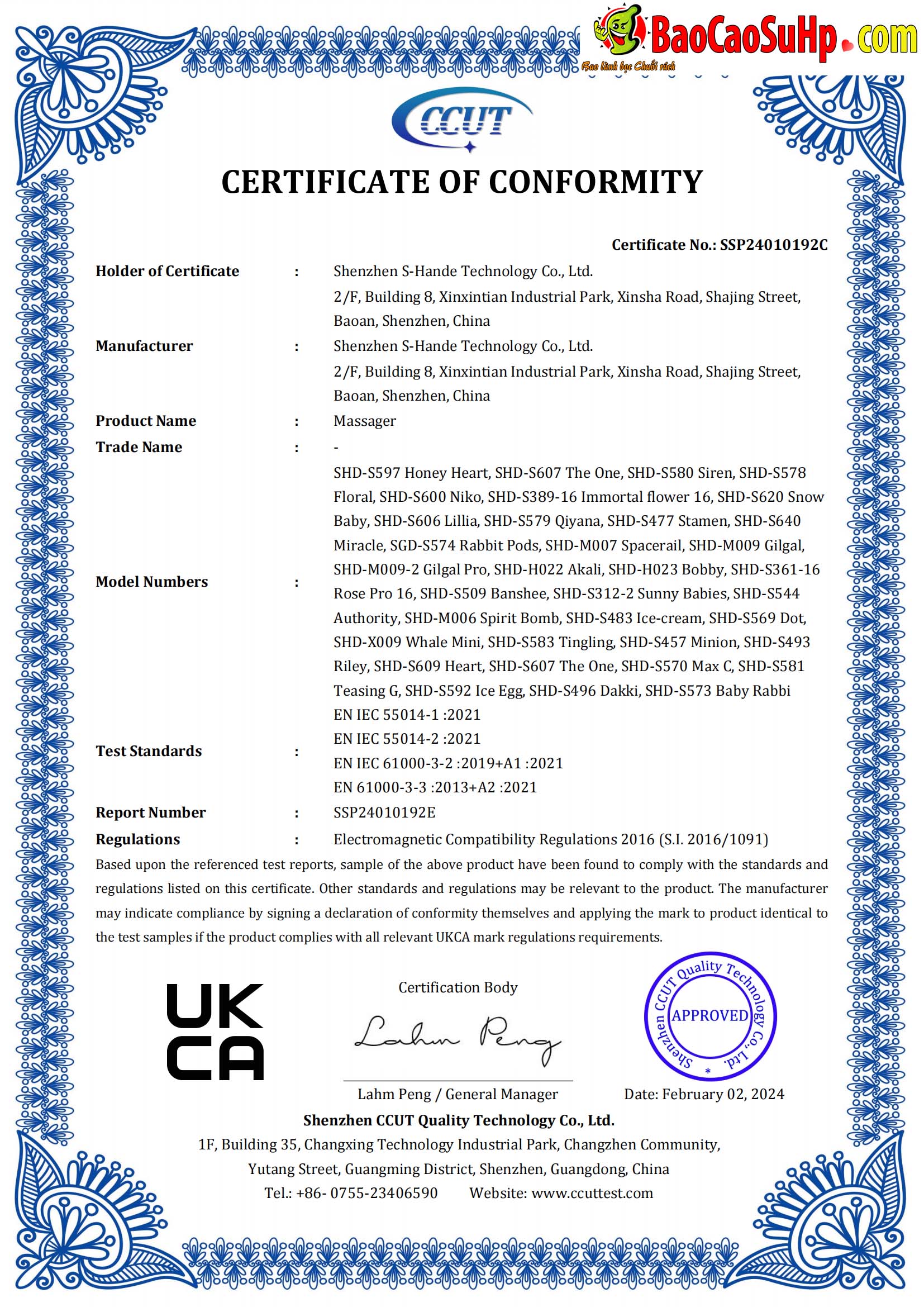 Bộ trứng rung hậu môn, vòng đeo dương vật Shande S429, kích thích