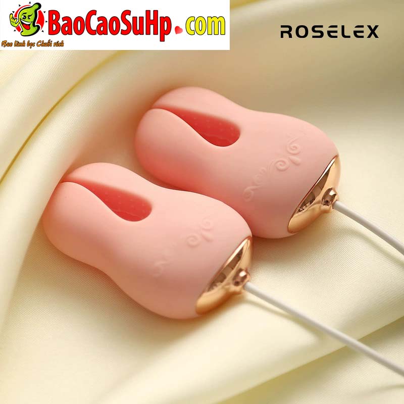 Kẹp ti ROSELEX Louisa mềm êm 5 chế độ rung kích thích mạnh
