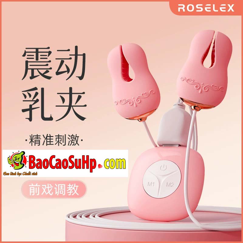 Kẹp ti ROSELEX Louisa mềm êm 5 chế độ rung kích thích mạnh