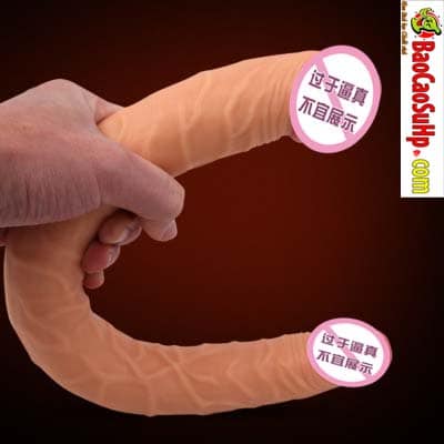Dương vật giả 2 đầu King Tuner silicon siêu kích thích đa chức năng 