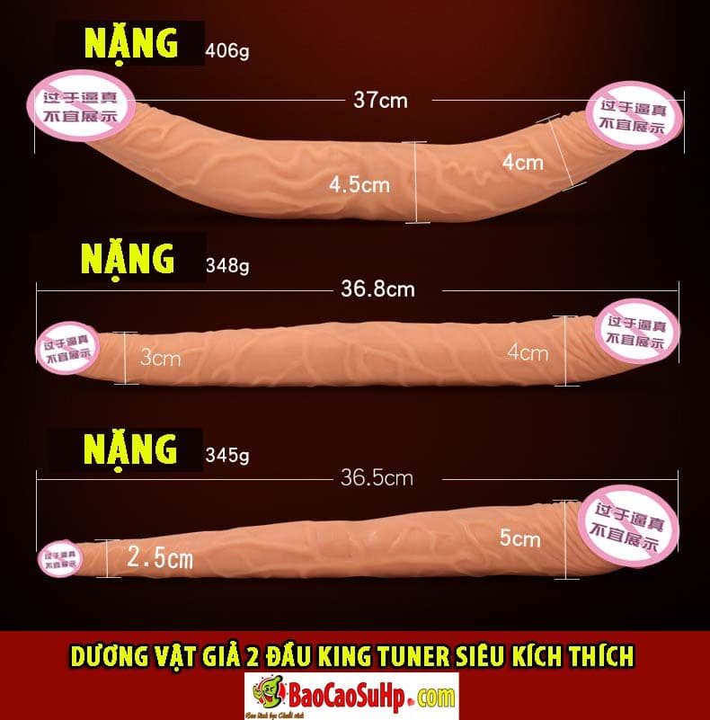 Dương Vật Giả 2 Đầu King Tuner Siêu Phẩm Kích Thích Mạnh
