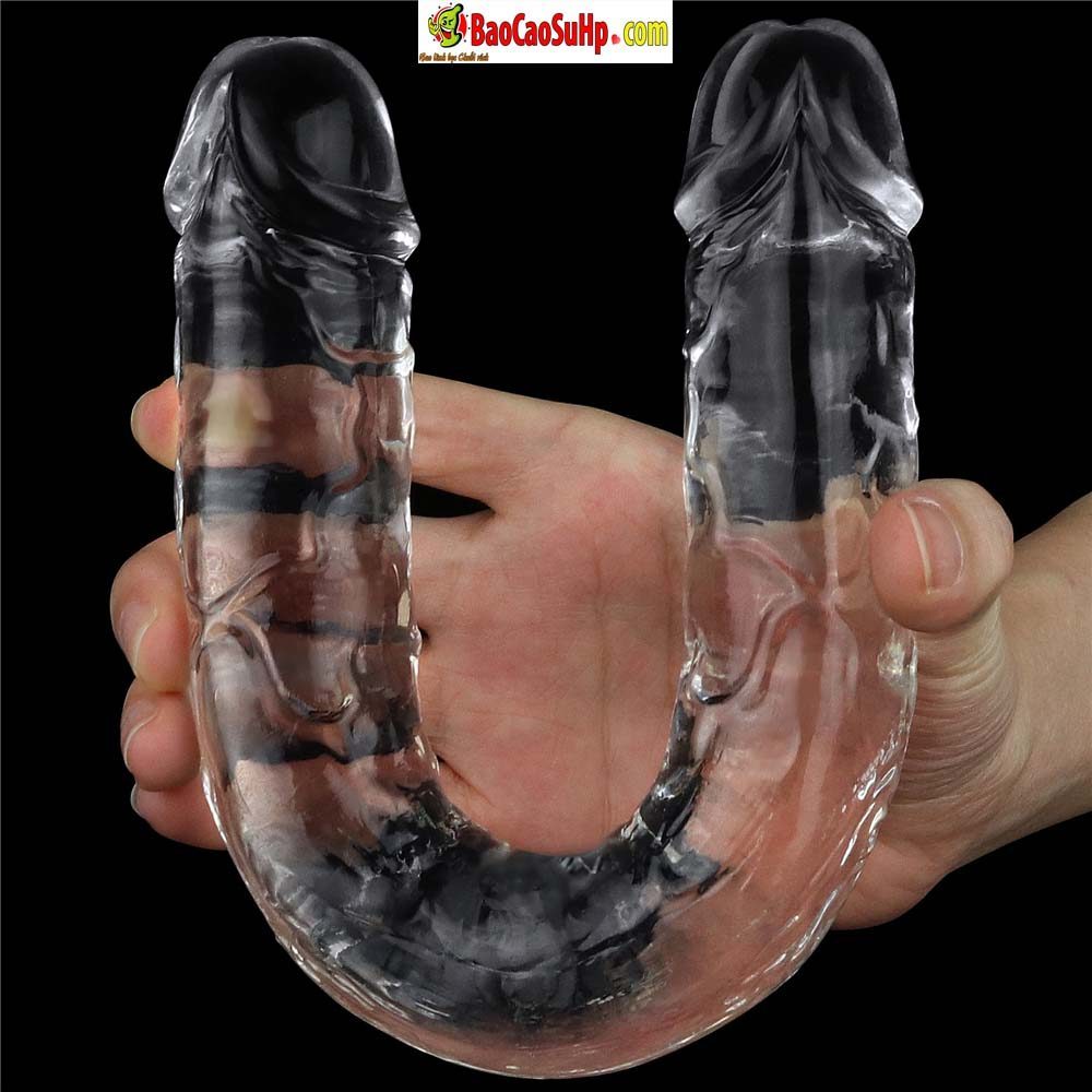  Review Dương vật giả hai đầu trong suốt Lovetoys USA Flawless Clear Double giá rẻ