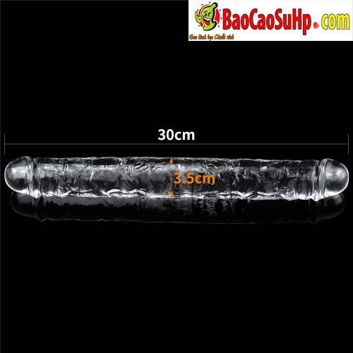  Review Dương vật giả hai đầu trong suốt Lovetoys USA Flawless Clear Double giá rẻ