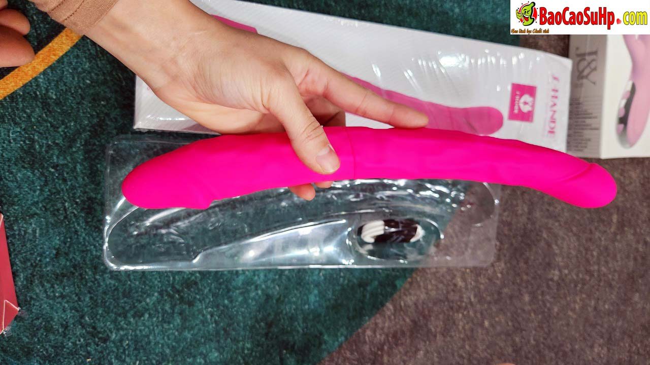 Dương vật silicone 2 đầu Shande S221 Lala rung đa chế độ kích thích