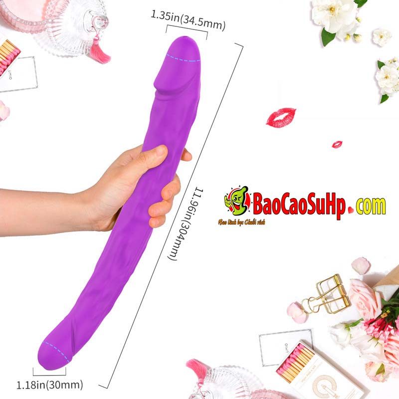 Shande S221 Lala Double-Ended Silicone Vibrating Dildo