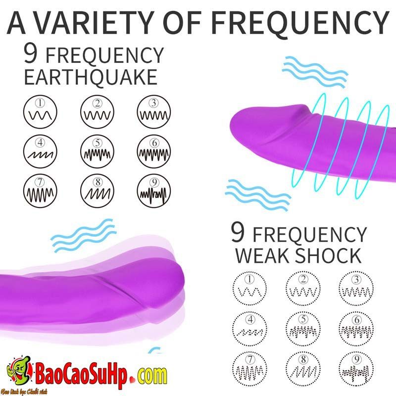 Shande S221 Lala Double-Ended Silicone Vibrating Dildo