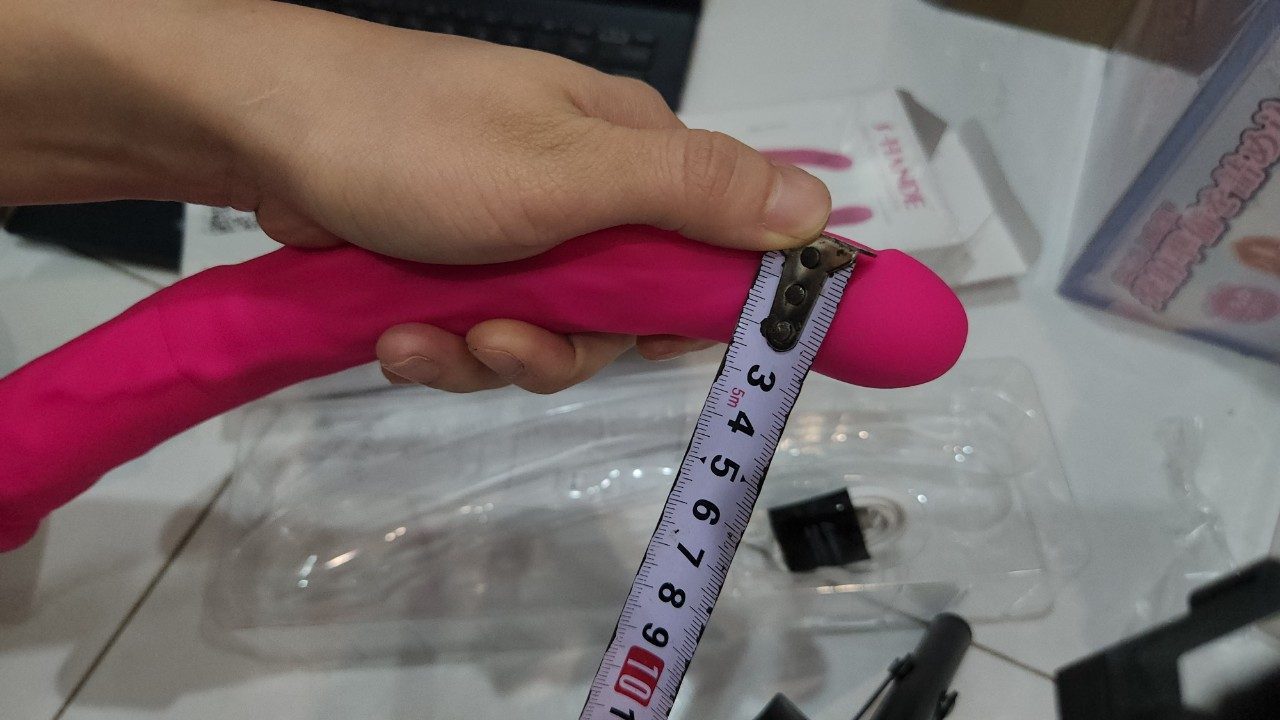 Dương vật silicone 2 đầu Shande S221 Lala rung đa chế độ kích thích