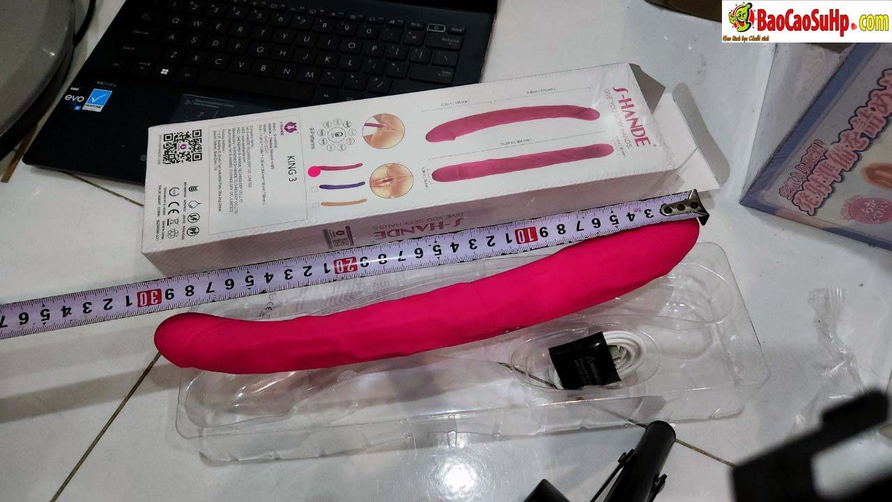  Nơi bán Dương vật 2 đầu Silicone Shande S221 Lala ren Rung nhiều chế độ giá sỉ