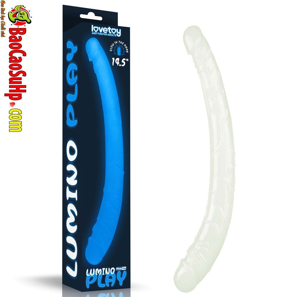Lovetoy Lumino Play Glow Double-Ended Penis Vibrator