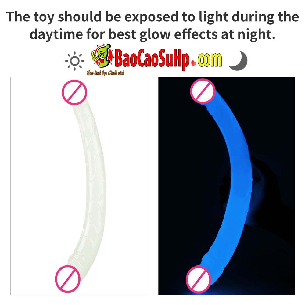 Lovetoy Lumino Play Glow Double-Ended Penis Vibrator