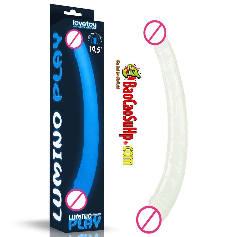 Dương vật 2 đầu phát quang ban đêm LOVETOY Lumino Play Harold độc đáo 