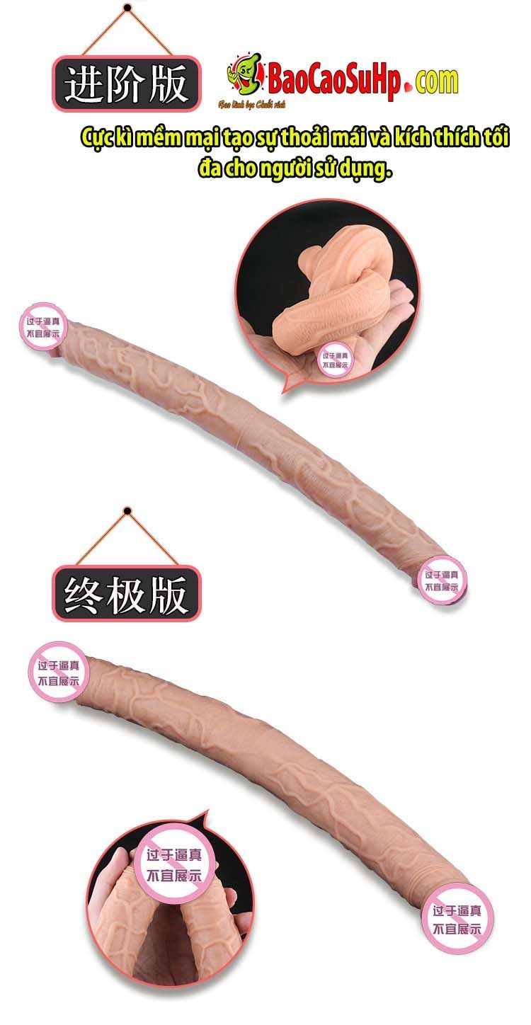 dương vật giả 2 đầu mềm mại coc parklost chất lượng cao an toàn