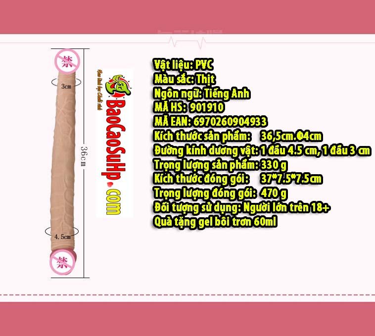 Lovetoy King Size Ladykiller 2 đầu mềm mại Thỏa mãn cực đỉnh