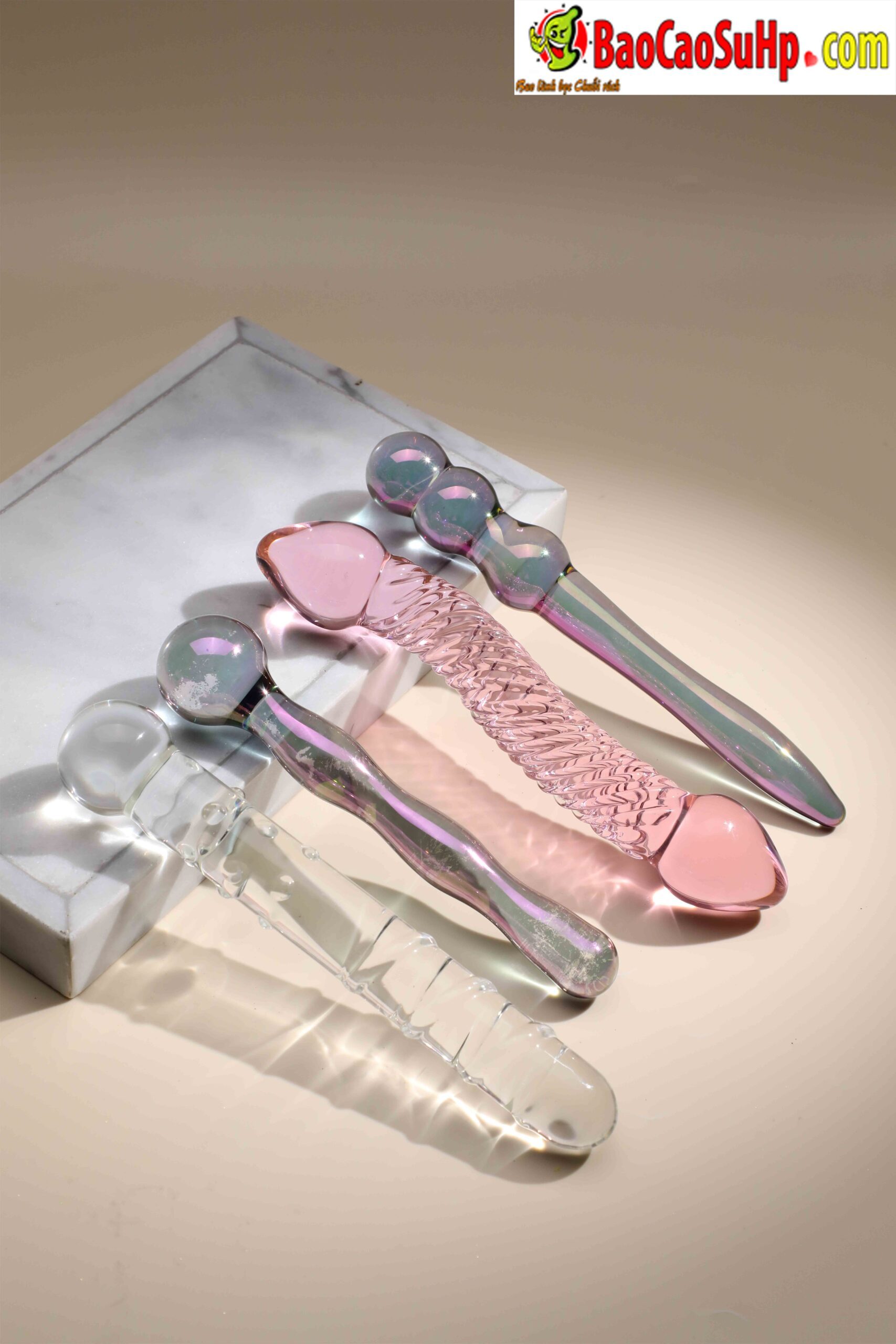 Thụt Pha Lê 2in1 Crystal Clear Magic 4 Loại Kích Thích