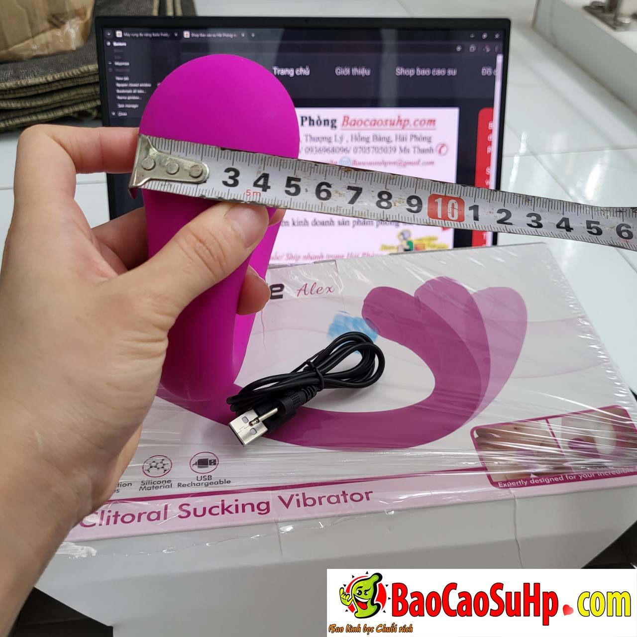 May rung da nang Baile Prettylove Patilla Alex cong hut va rung 4 - Máy rung đa năng Baile Prettylove Patilla Alex cong hút và rung nhiều chế độ massage cho nữ