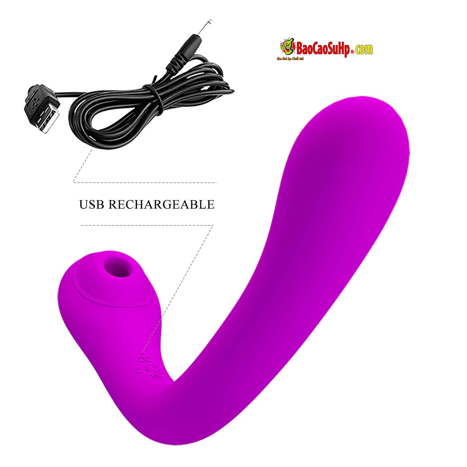 may rung prettylove Patilla Alex 10 - Máy rung đa năng Baile Prettylove Patilla Alex cong hút và rung nhiều chế độ massage cho nữ