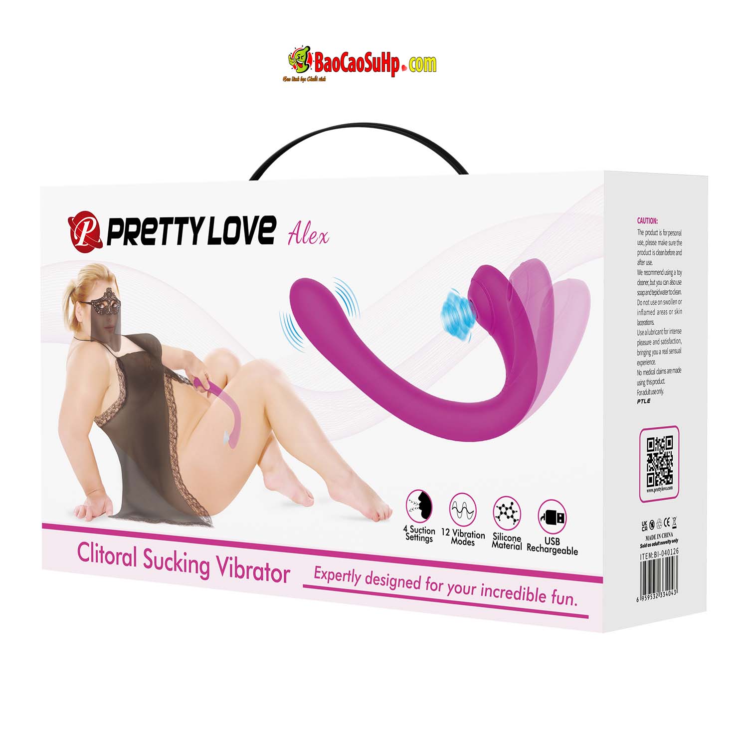 may rung prettylove Patilla Alex 12 - Máy rung đa năng Baile Prettylove Patilla Alex cong hút và rung nhiều chế độ massage cho nữ