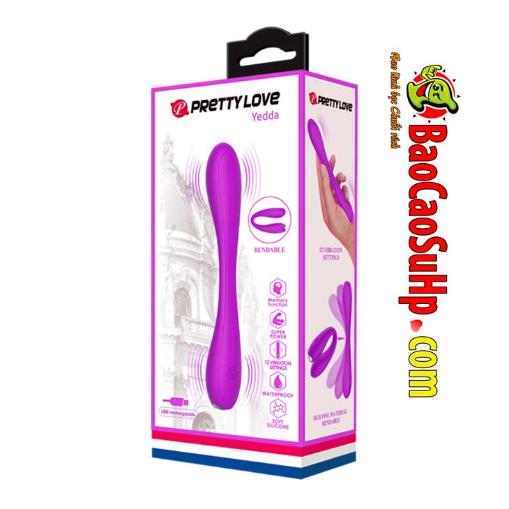 Máy rung Prettylove Yedda 12 chế độ kích thích điểm G 