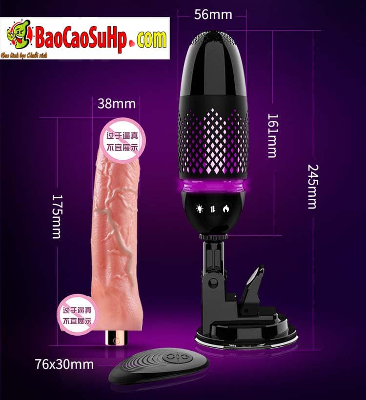 Dương vật giả đóng đất Purple Mystery tự động sướng mê say Dương vật giả đóng đất Purple Mystery tự động sướng mê say
