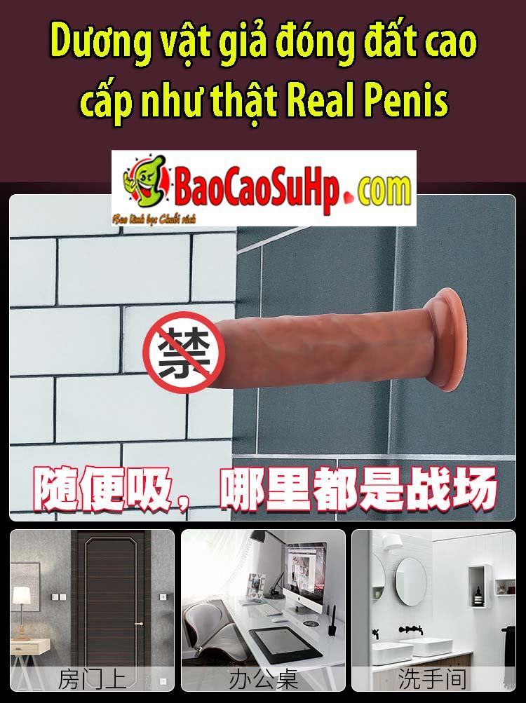 Dương vật giả Real Penis siêu thật cao cấp kích thích cực đỉnh