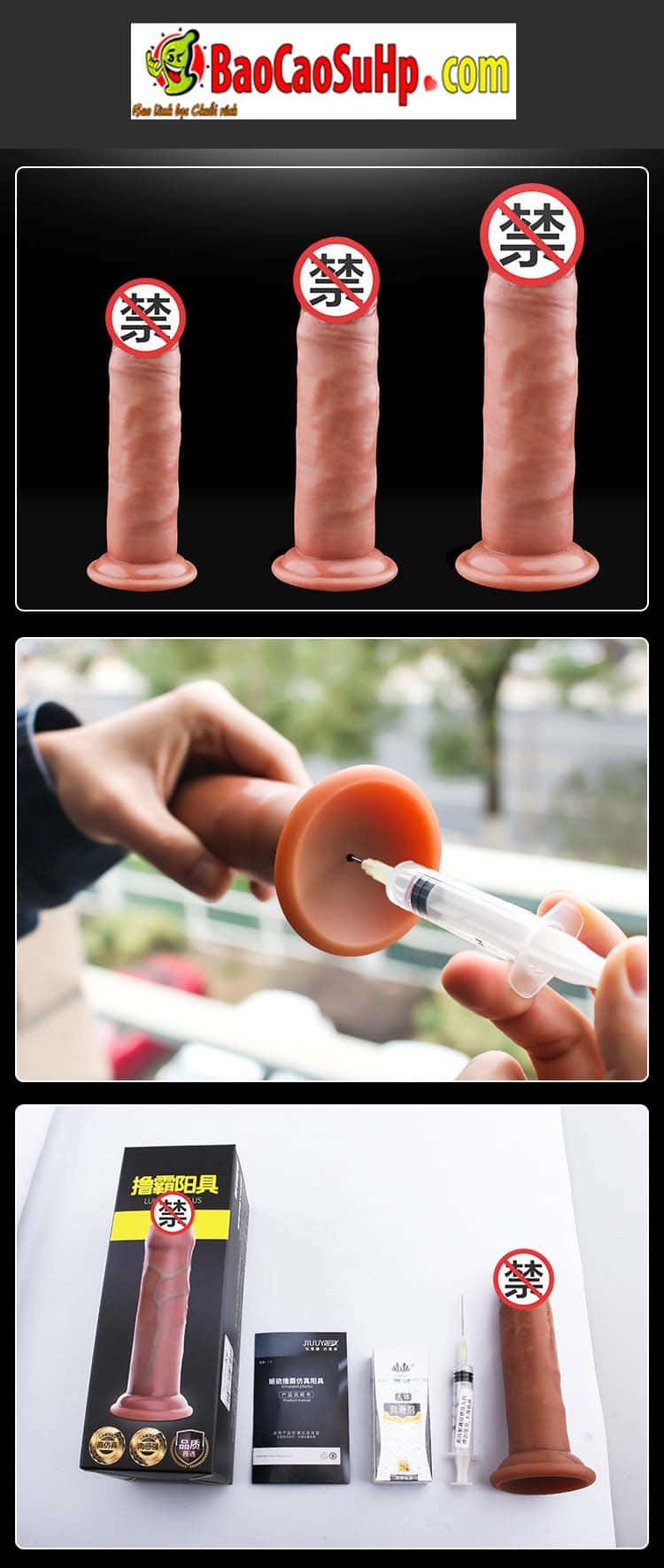 Dương vật giả Real Penis siêu thật cao cấp kích thích cực đỉnh