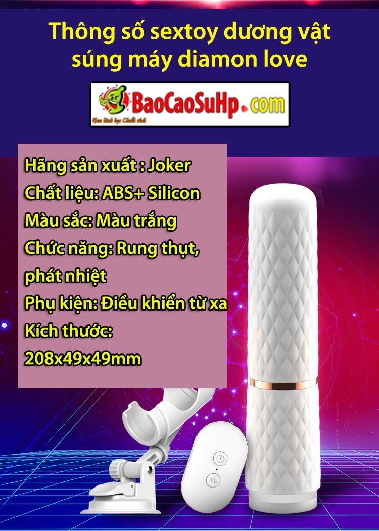 Dương vật súng máy Diamon Love siêu mạnh