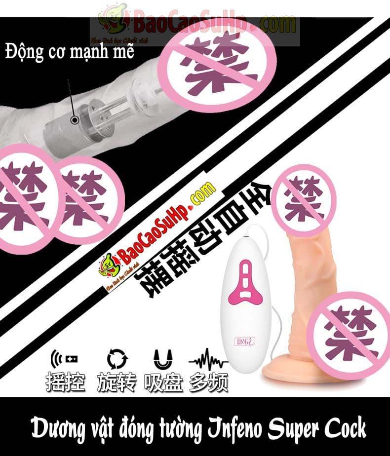 Infeno Super Cock Rung Ngoáy Đa Chế Độ Kích Thích Mạnh Mẽ