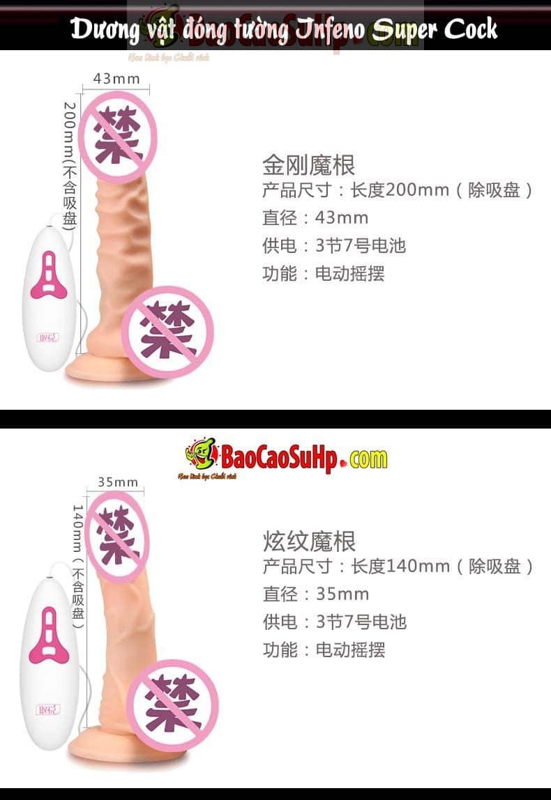 Máy rung Dương vật Infeno Super Cock nhiều chế độ giá tốt