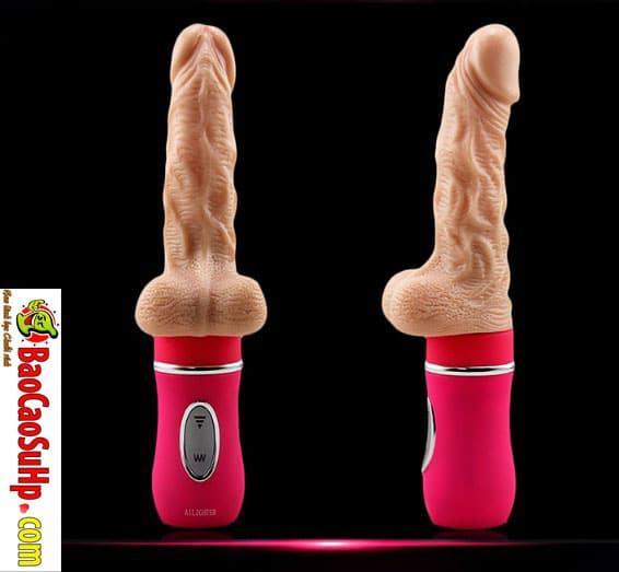 Alighter sextoy dương vật cao cấp mềm mượt rung mạnh tỏa nhiệt