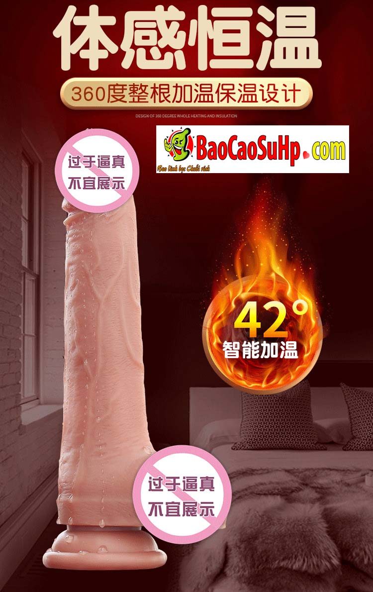 duong vat gia rocky 24 - Dương vật Dildo đóng đất mềm như thật Rocky (Điều khiển từ xa)