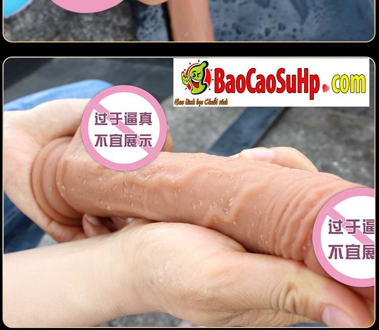 duong vat gia rocky 29 - Dương vật Dildo đóng đất mềm như thật Rocky (Điều khiển từ xa)