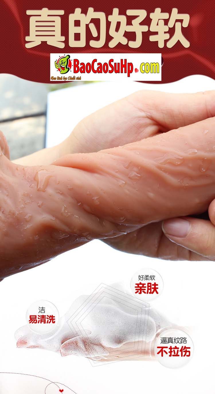 duong vat gia rocky 9 - Dương vật Dildo đóng đất mềm như thật Rocky (Điều khiển từ xa)